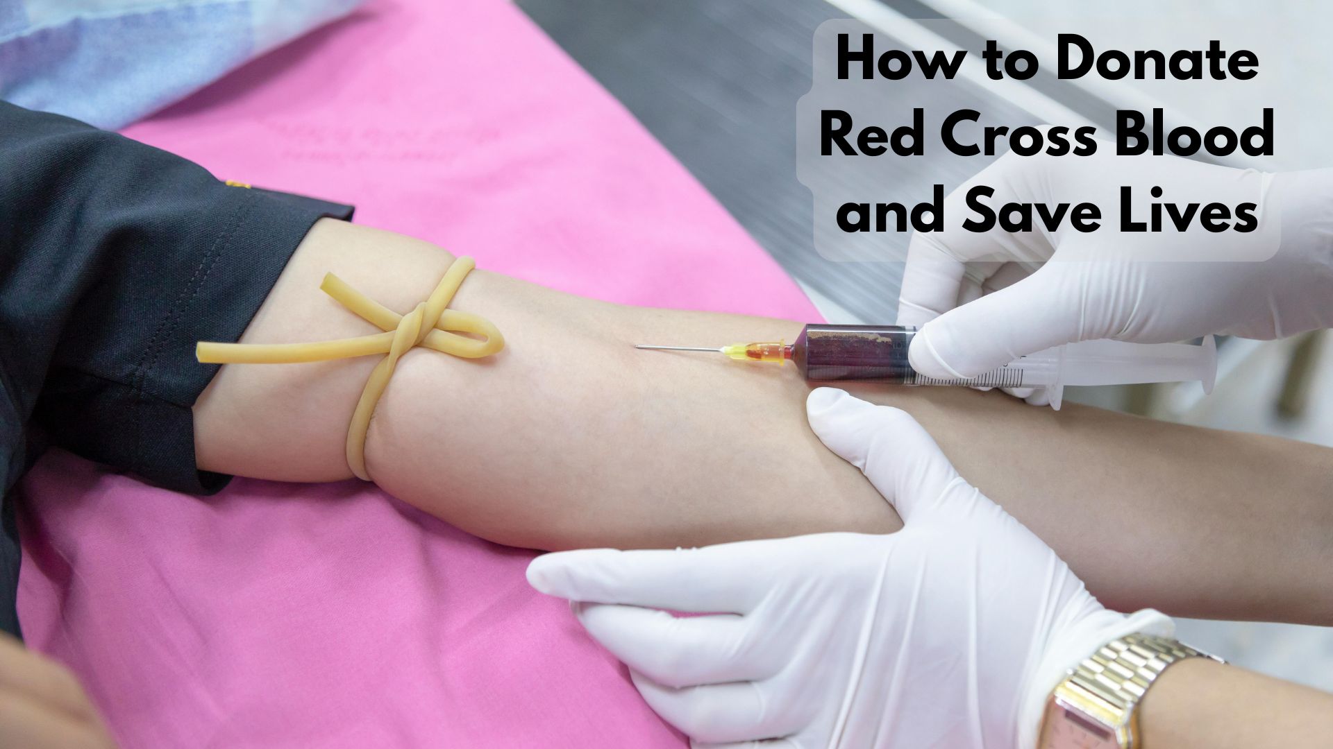 How to Donate Red Cross Blood and Save Lives